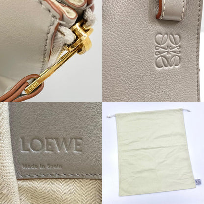【中古】LOEWE | ロエベ ハンモックスモール ハンドバッグ ショルダーバッグ 2wayバッグ グレー【尾張小牧店】