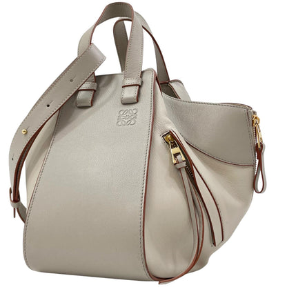 【中古】LOEWE | ロエベ ハンモックスモール ハンドバッグ ショルダーバッグ 2wayバッグ グレー【尾張小牧店】