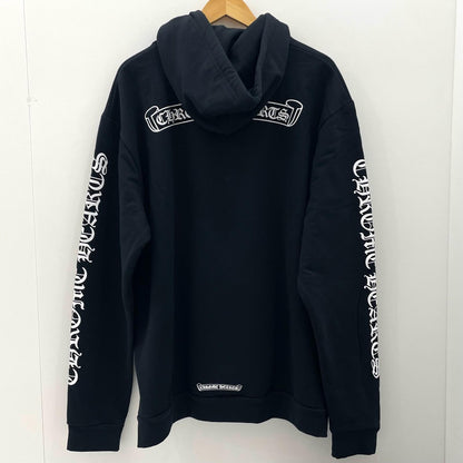 【中古】CHROME HEARTS | クロムハーツ　裏起毛 長袖パーカー ブラック サイズ：XL【尾張小牧店】