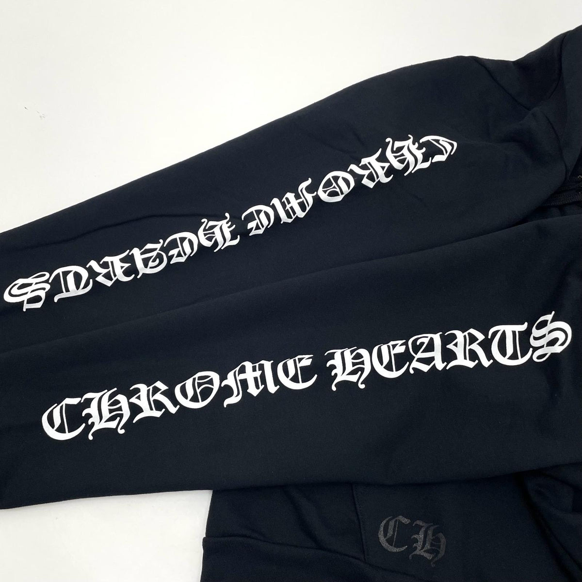 【中古】CHROME HEARTS | クロムハーツ　裏起毛 長袖パーカー ブラック サイズ：XL【尾張小牧店】