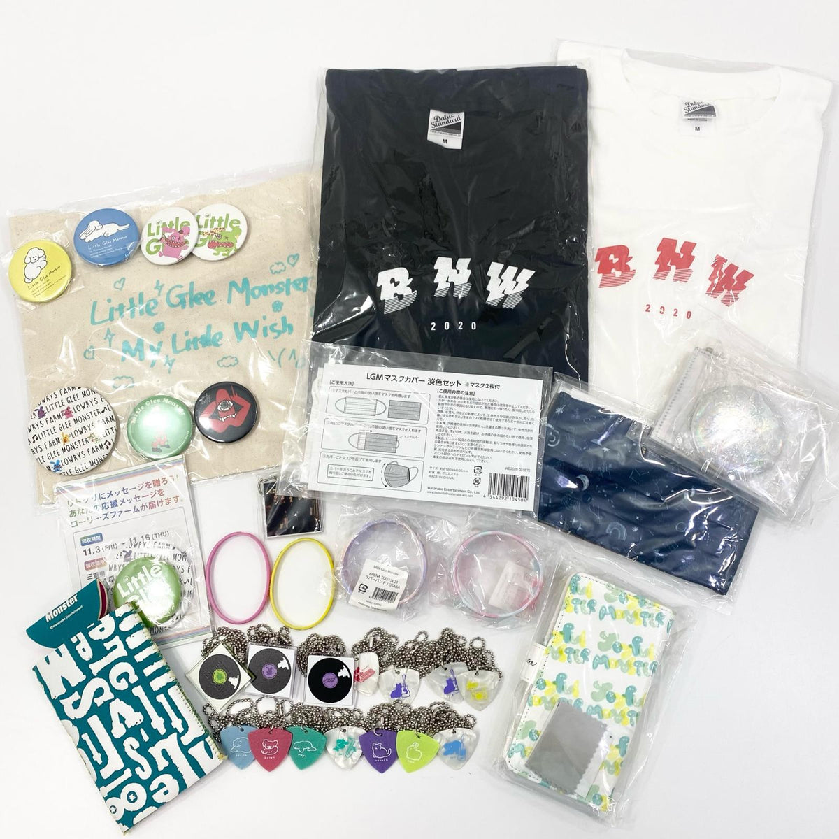 アイドルグッズ 【中古】Little Glee Monster グッズおまとめセット Tシャツ ラババン 缶バッジ【尾張小牧店】【アイドル】【専】【尾張小牧店】