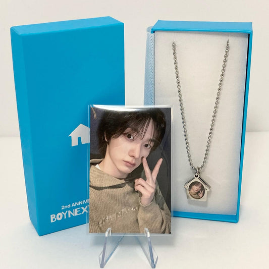 アイドルグッズ 【中古】BOYNEXTDOOR 2周年記念ネックレス トレカ付き ソンホ【尾張小牧店】【アイドル】【専】【尾張小牧店】