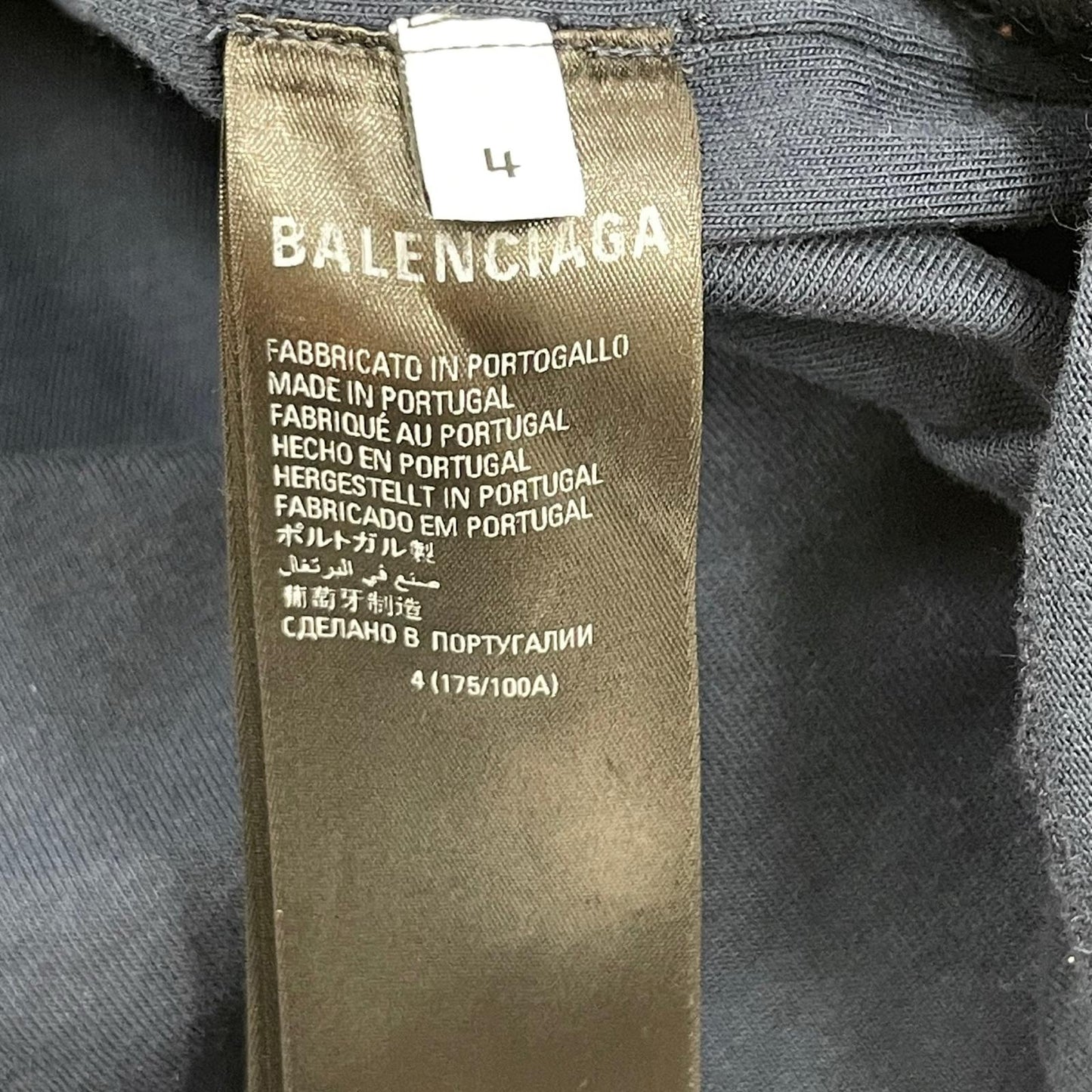 BALENCIAGA | バレンシアガ 長袖Ｔシャツ 731789 TNVA6 ネイビー サイズ：4【尾張小牧店】