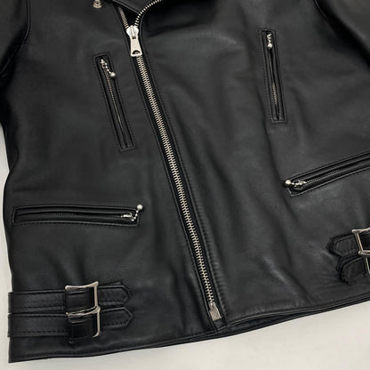【中古】LEWIS LEATHER | ルイスレザー　AVIAKIT Lightning Tight Fit Cowhide レザージャケット 391T ブラック サイズ：42【尾張小牧店】