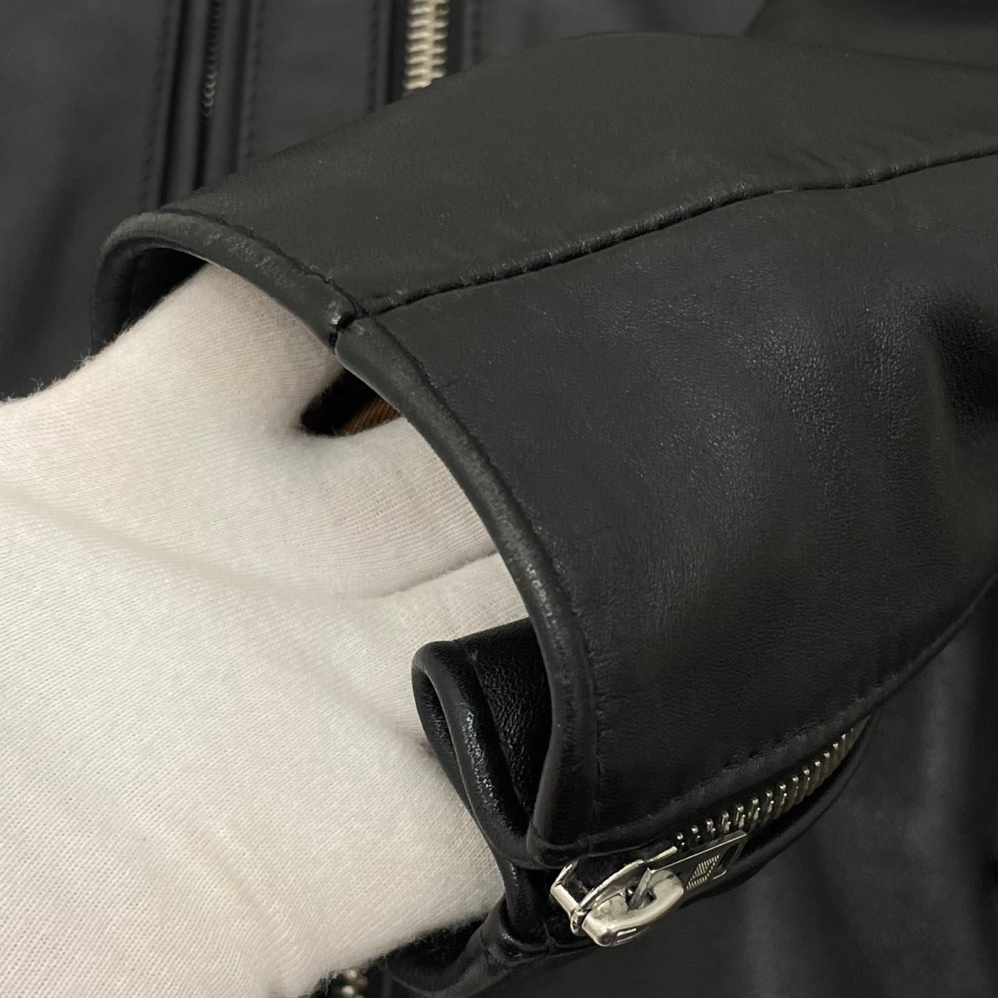 【中古】LEWIS LEATHER | ルイスレザー　AVIAKIT Lightning Tight Fit Cowhide レザージャケット 391T ブラック サイズ：42【尾張小牧店】