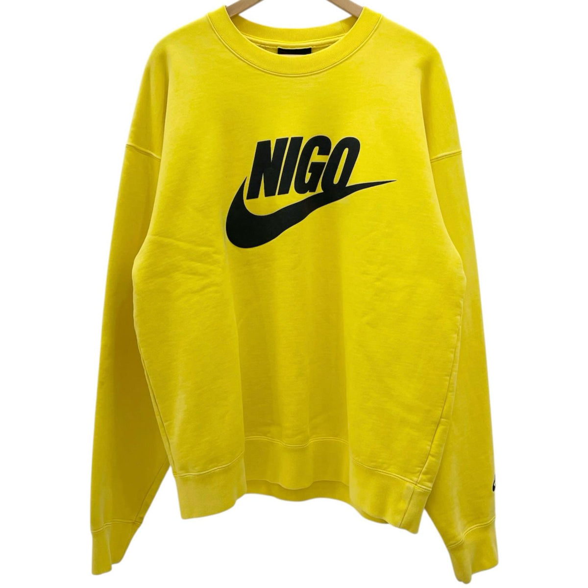 【中古】NIKE×NIGO | ナイキ×ニゴー　24AW NRG Crew Fleece 長袖スウェット FV5941-735 イエロー サイズ：L【尾張小牧店】
