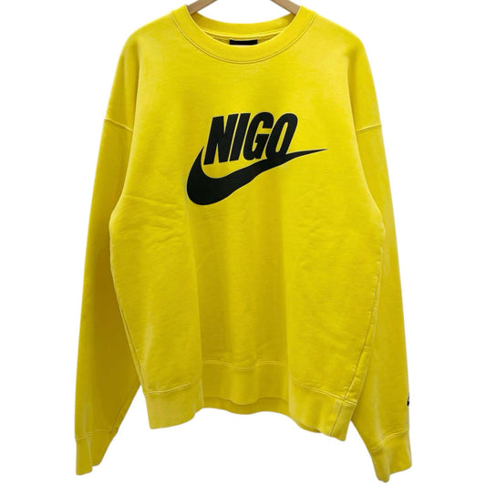 【中古】NIKE×NIGO | ナイキ×ニゴー　24AW NRG Crew Fleece 長袖スウェット FV5941-735 イエロー サイズ：L【尾張小牧店】