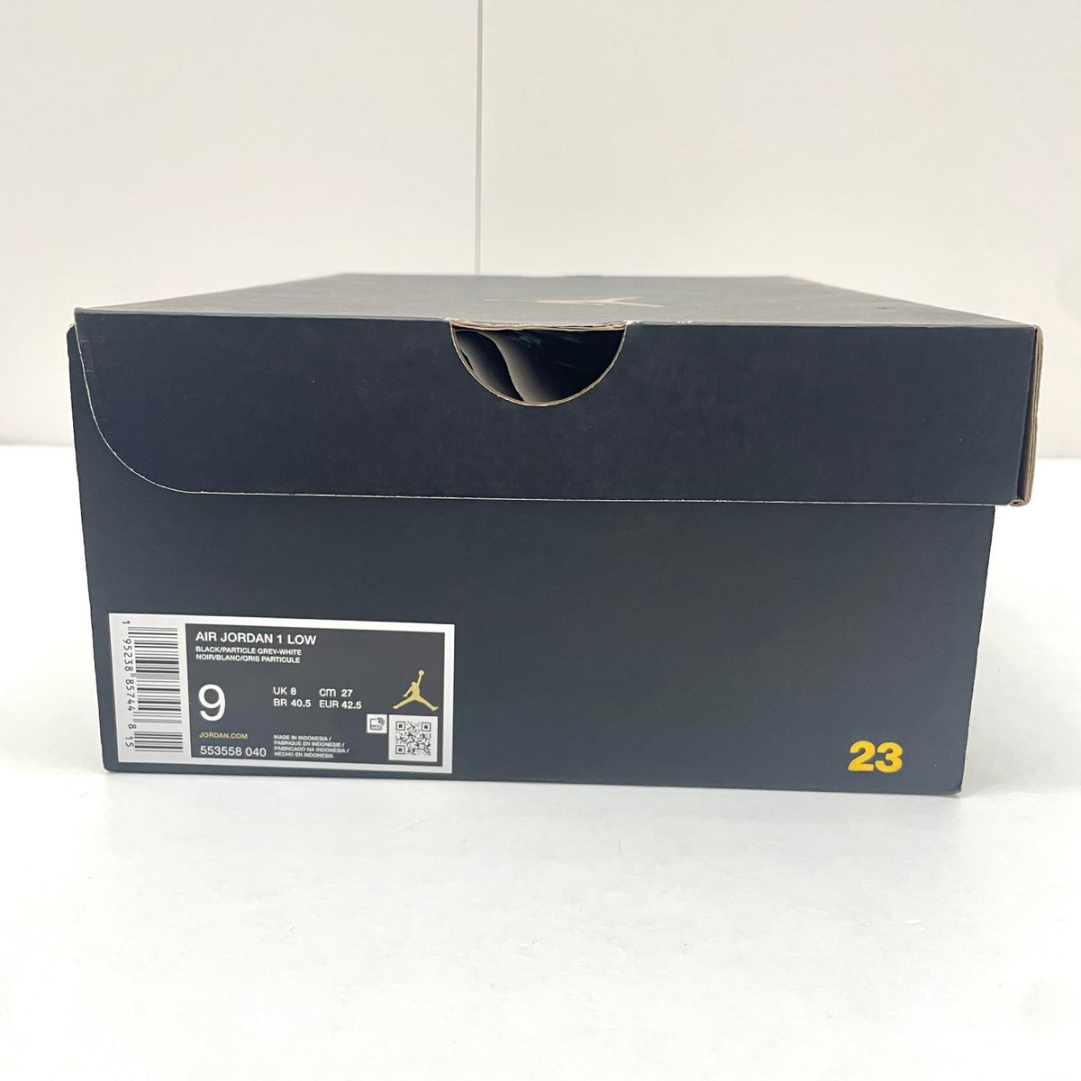 NIKE | ナイキ Air Jordan 1 Low スニーカー 27.0cm 553558-040 ブラック【尾張小牧店】