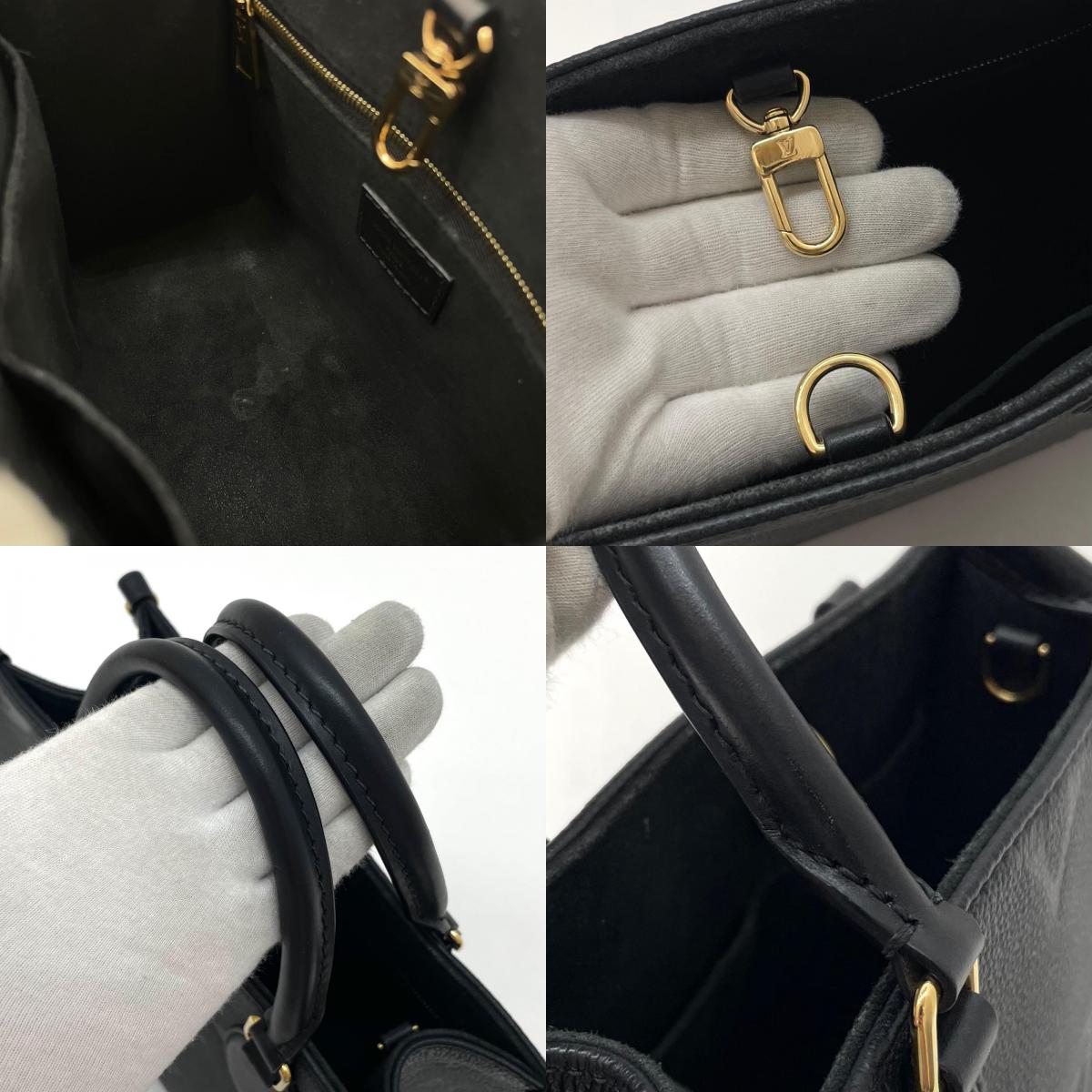 【中古】LOUIS VUITTON | ルイ・ヴィトン　オンザゴーPM 2wayバッグ　ハンドバッグ　ショルダーバッグ M45653　ブラック【尾張小牧店】