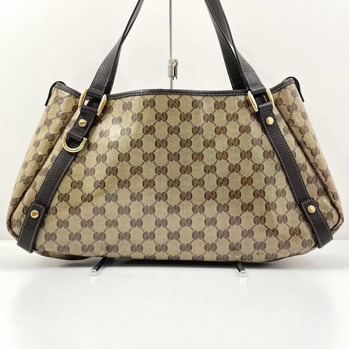 【中古】GUCCI | グッチ GGクリスタル トートバッグ 293578･493492 ブラウン【尾張小牧店】