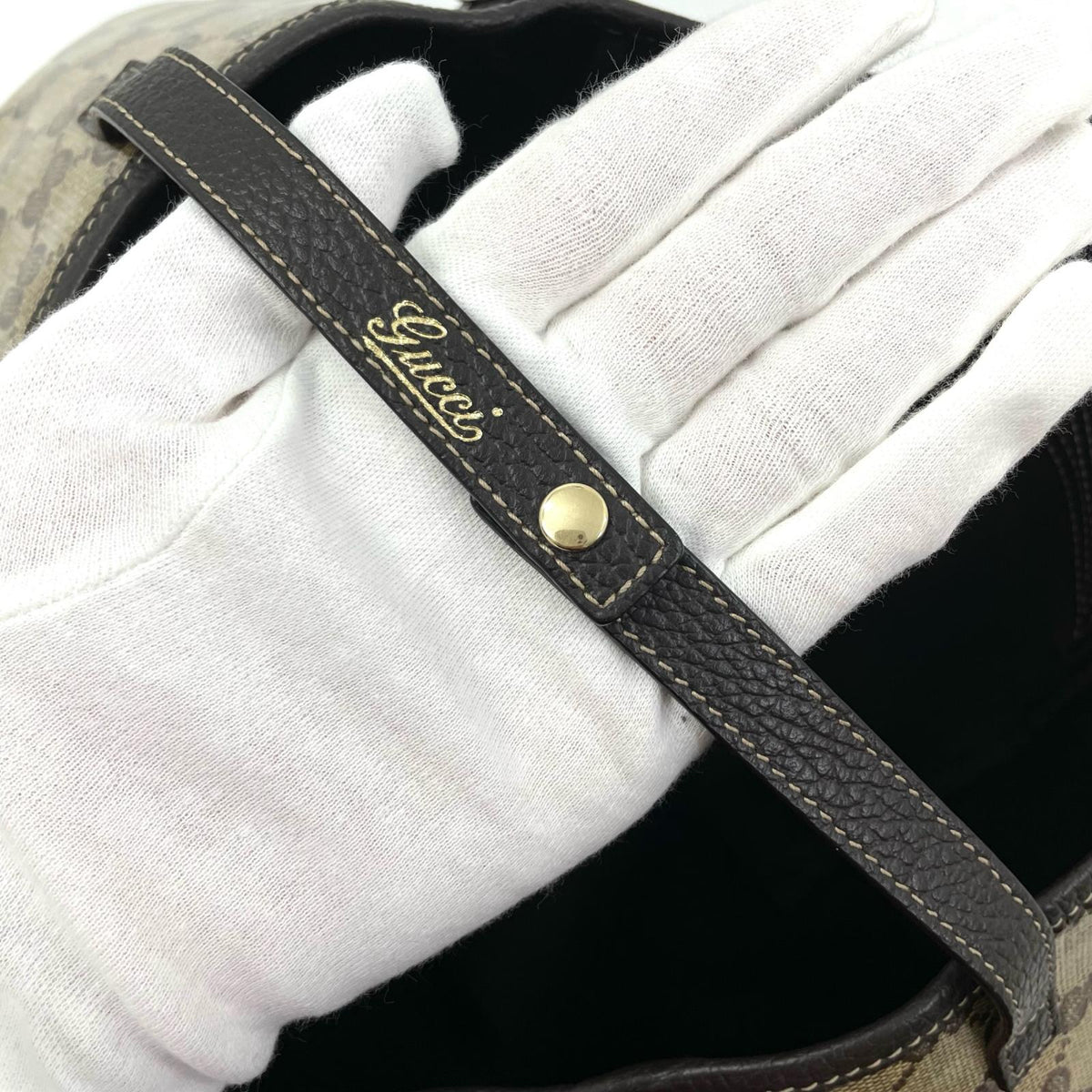 【中古】GUCCI | グッチ GGクリスタル トートバッグ 293578･493492 ブラウン【尾張小牧店】