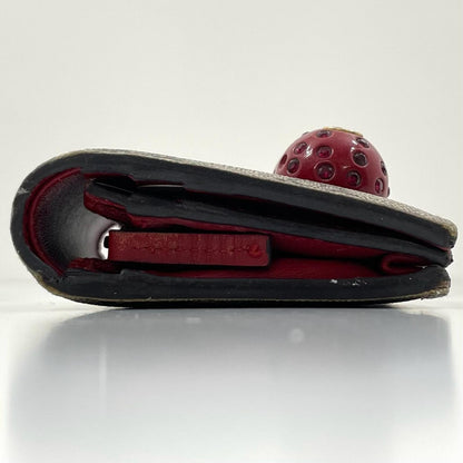 【中古】GUCCI | グッチ GGスプリーム チェリー コンパクトウォレット 二つ折り財布 476050･525040 レッド×ベージュ【尾張小牧店】