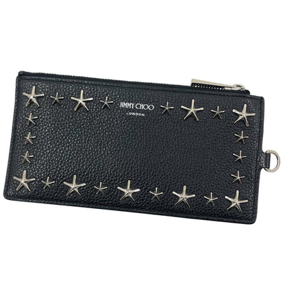 【中古】JIMMY CHOO | ジミーチュウ オーブプラス スタースタッズ フラグメントケース 14503815 ブラック【尾張小牧店】