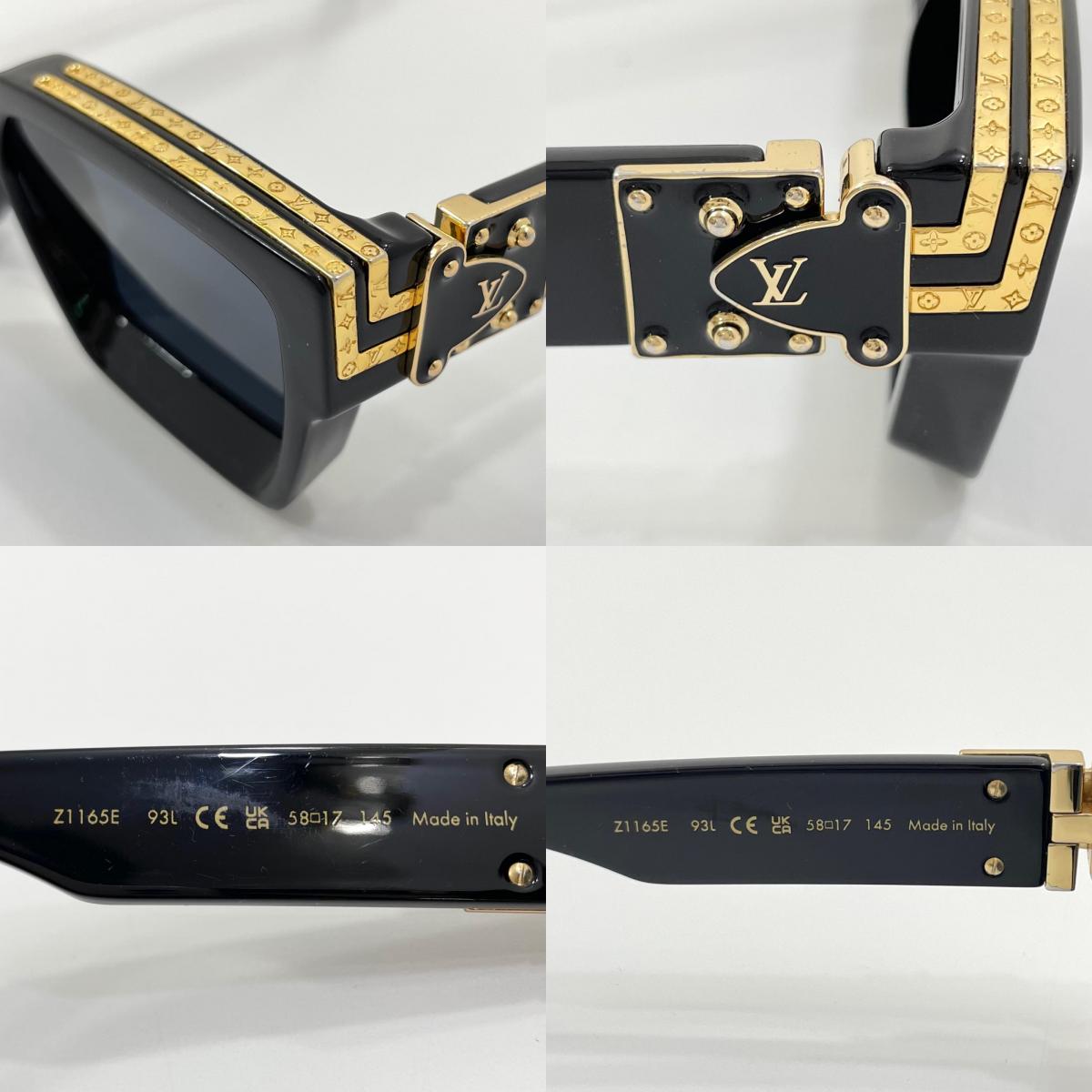 【中古】LOUIS VUITTON | ルイ・ヴィトン 1.1 ミリオネア サングラス ブラック【尾張小牧店】