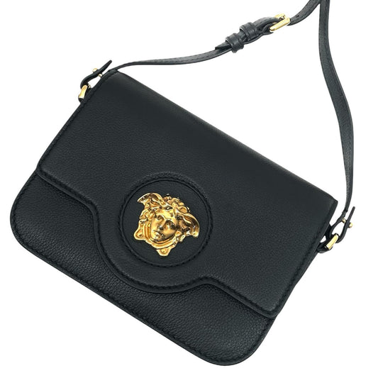 【中古】VERSACE | ヴェルサーチ ショルダーバッグ ブラック【尾張小牧店】