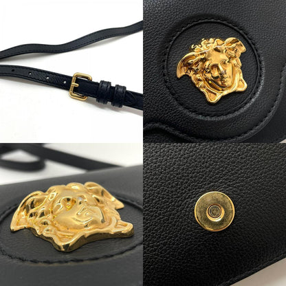 【中古】VERSACE | ヴェルサーチ ショルダーバッグ ブラック【尾張小牧店】