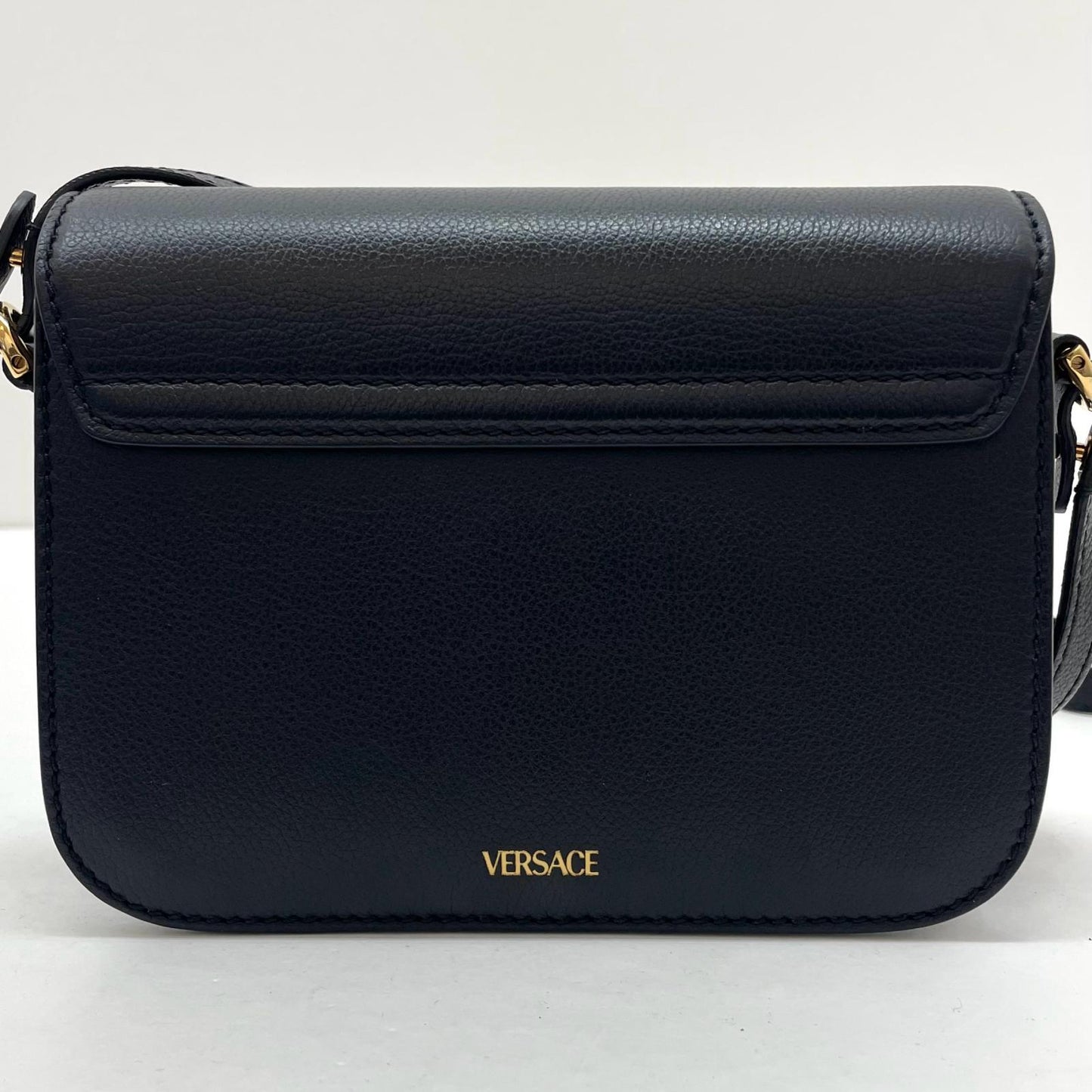 【中古】VERSACE | ヴェルサーチ ショルダーバッグ ブラック【尾張小牧店】
