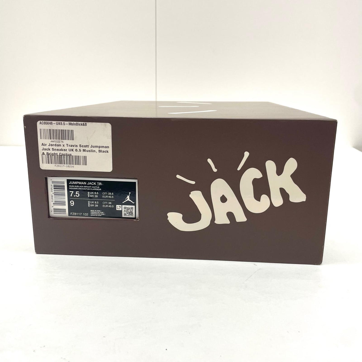 NIKE | ナイキ Travis Scott × Nike Jordan Jumpman Jack TR CJ1 T-Rexx スニーカー 25.5cm FZ8117-102 その他【尾張小牧店】