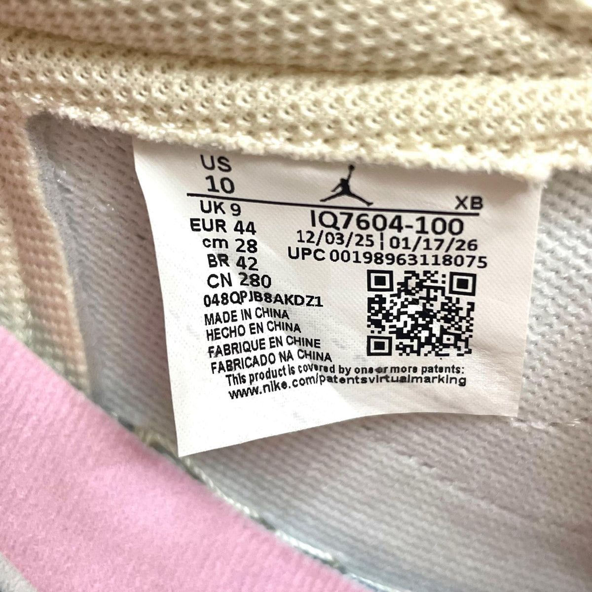 NIKE | ナイキ Travis Scott × Nike Air Jordan 1 Retro Low OG スニーカー 28.0cm IQ7604-100 その他【尾張小牧店】