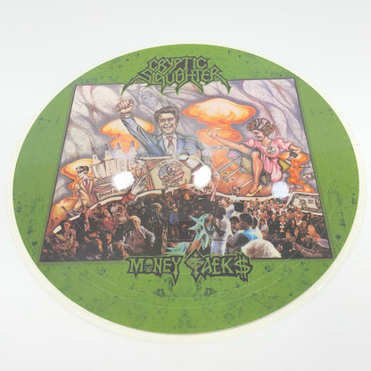 【尾張小牧店】 中古 LP Cryptic Slaughter クリプティック・スローター Money Talks　マネー・トークス　 ピクチャー盤 【レトロ】