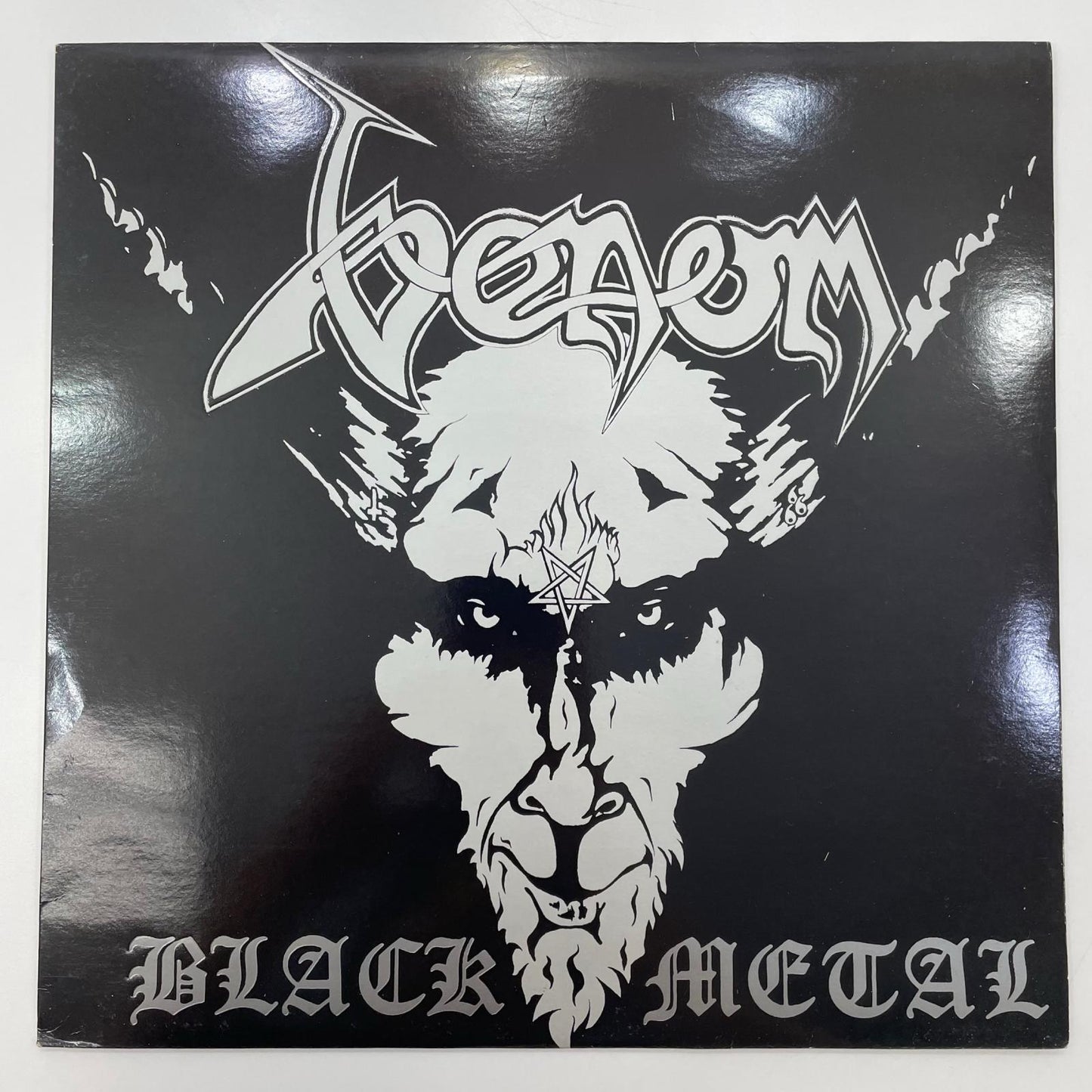 【尾張小牧店】LP VENOM ヴェノム BLACK METAL 1982年UKオリジナル最初期盤 NEAT1005 エンボス レコード【レトロ】【レトロ】