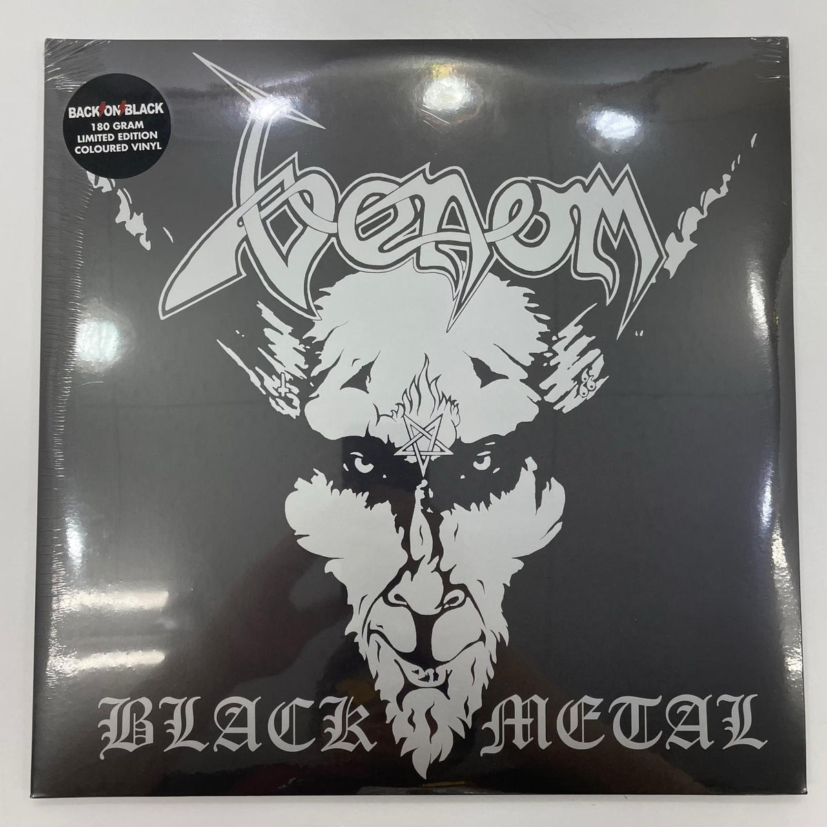 【尾張小牧店】LP VENOM ヴェノム BLACK METAL 高音質2LPリマスター盤 カラーヴァイナル 未開封【レトロ】【中古】