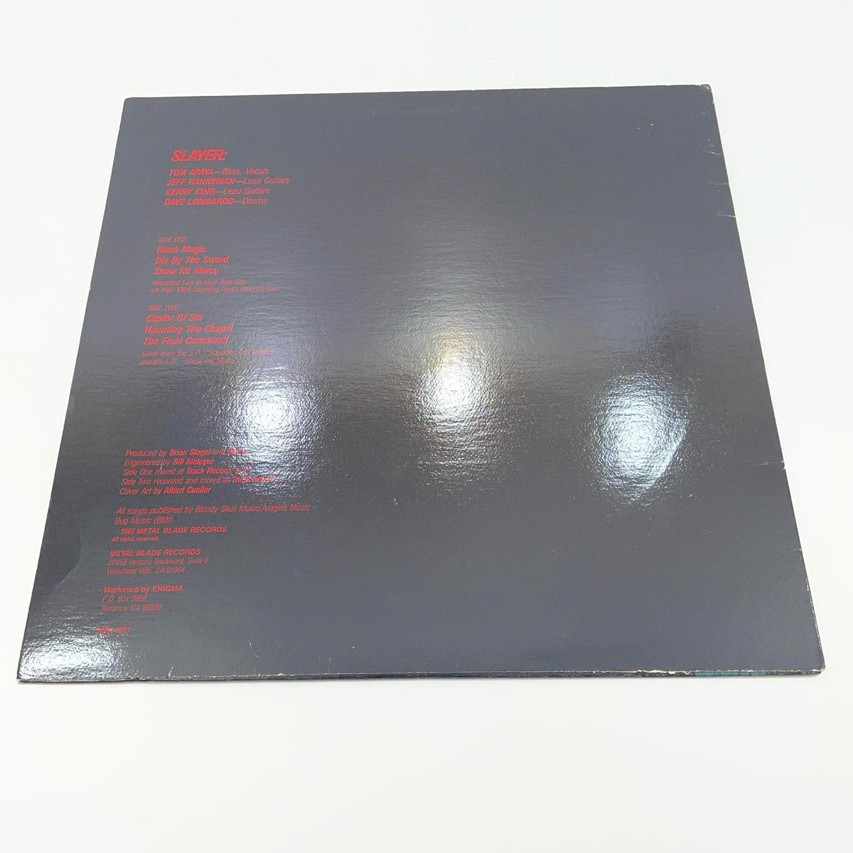 【尾張小牧店】LP SLAYER スレイヤー /LIVE UNDEAD ライヴ・アンデッド MBR-1037 ピクチャー盤【レトロ】【中古】