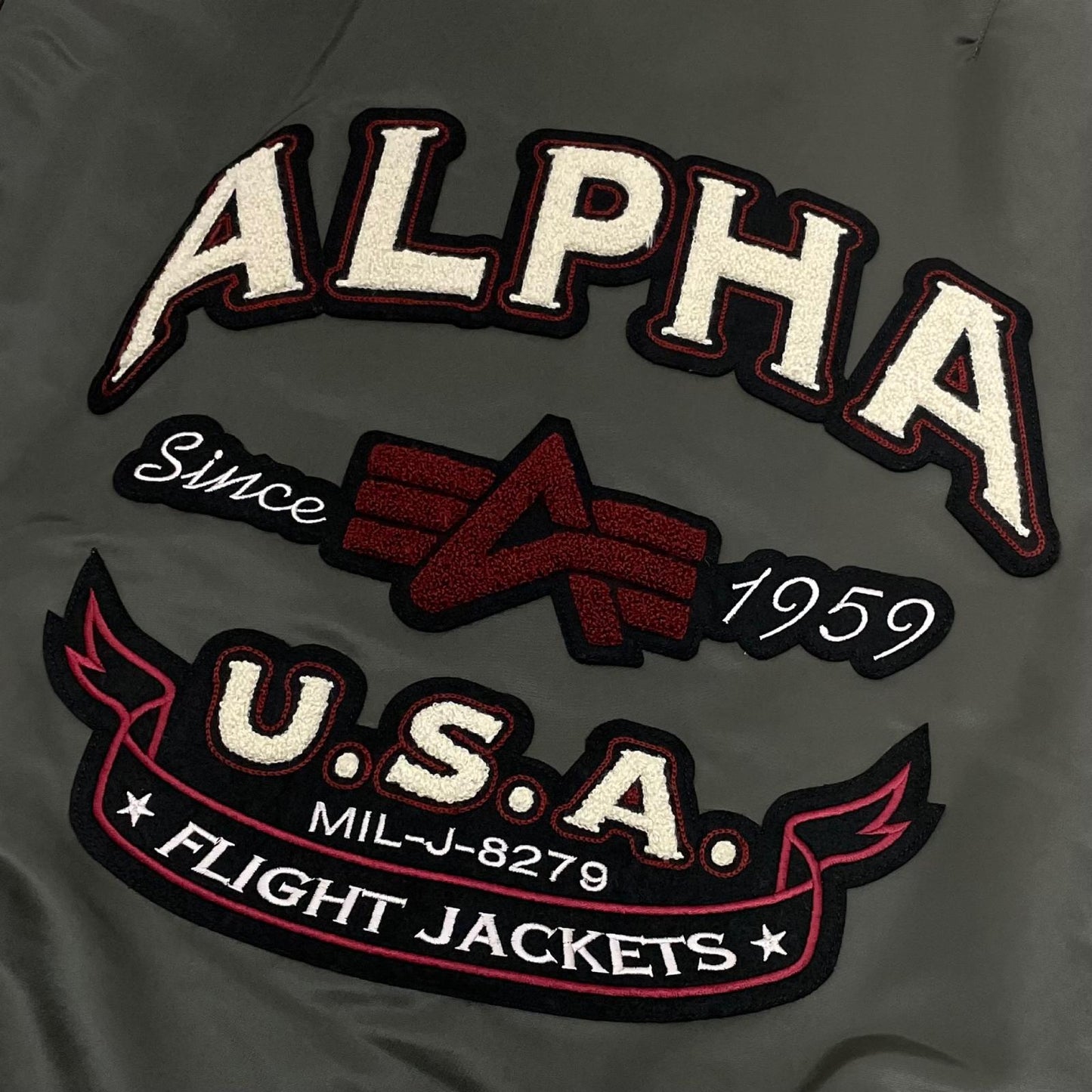 【中古】ALPHA | アルファ　MA-1　リバーシブル フライトジャケット カーキ サイズ：XL【尾張小牧店】