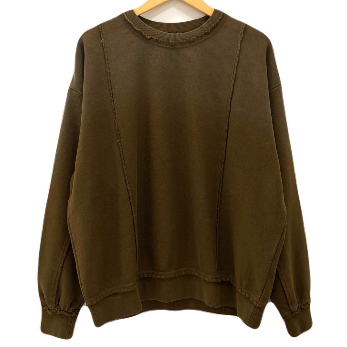 【中古】FLAGSTUFF | フラッグスタッフ FADE BREAK SWEAT 長袖スウェット FS1912 ブラウン サイズ：L【尾張小牧店】