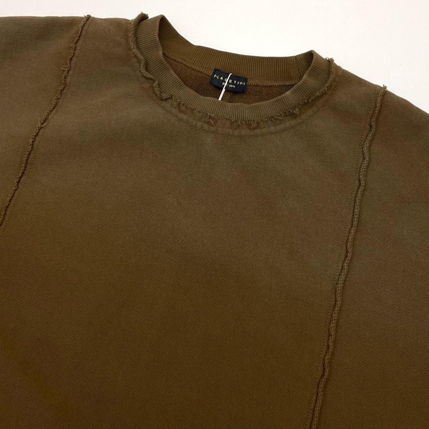 【中古】FLAGSTUFF | フラッグスタッフ FADE BREAK SWEAT 長袖スウェット FS1912 ブラウン サイズ：L【尾張小牧店】