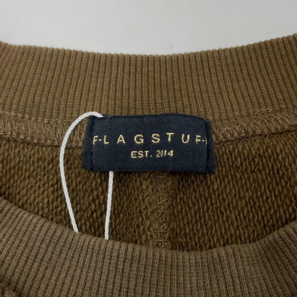 【中古】FLAGSTUFF | フラッグスタッフ FADE BREAK SWEAT 長袖スウェット FS1912 ブラウン サイズ：L【尾張小牧店】