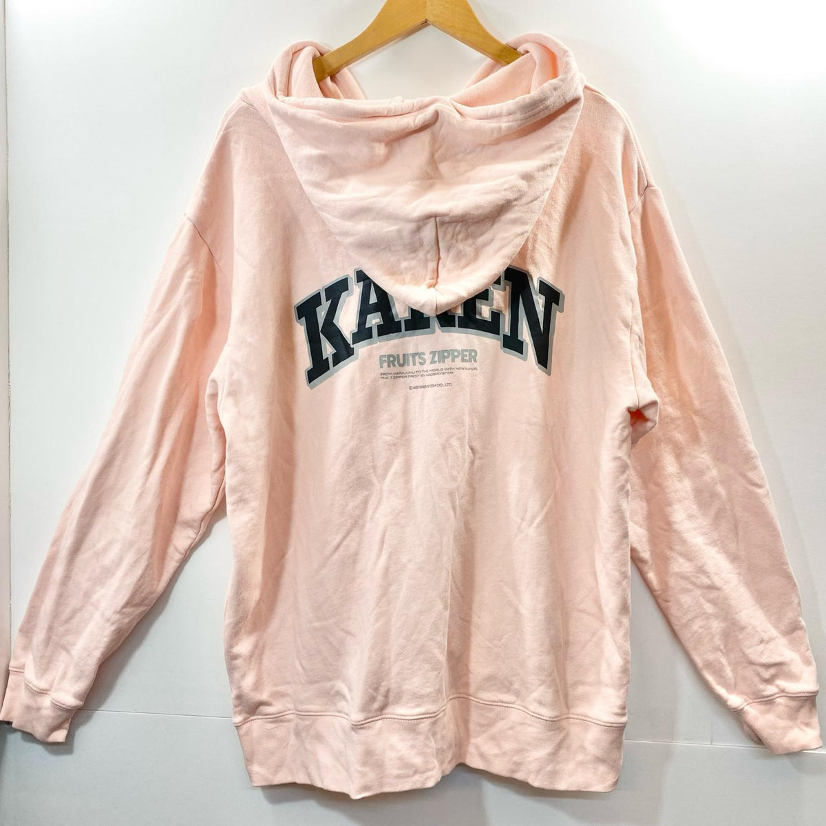 アイドルグッズ 【中古】FRUITS ZIPPER 松本 かれん OSHI API パーカー XLサイズ【尾張小牧店】【アイドル】【尾張小牧店】
