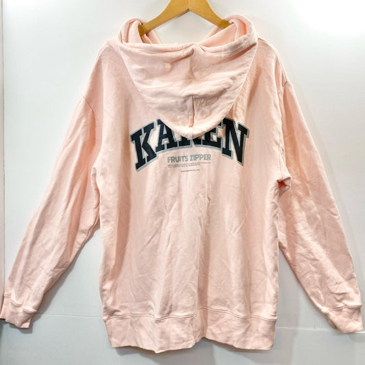 アイドルグッズ 【中古】FRUITS ZIPPER 松本 かれん OSHI API パーカー XLサイズ【尾張小牧店】【アイドル】【尾張小牧店】