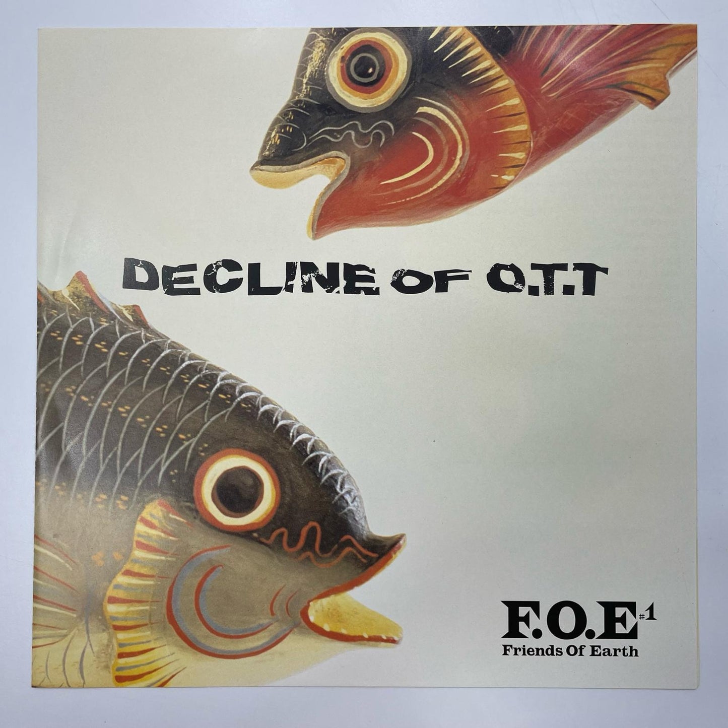 【尾張小牧店】LP F.O.E 細野晴臣・野中英紀 DECLINE OF O.T.T 15NS-1010 国内盤レコード【レトロ】【中古】