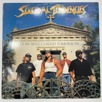【尾張小牧店】LP SUICIDAL TENDENCIES スイサイダル・テンデンシーズ　HOW WILL I LAUGH TOMORROW US盤 E 44288 BL44288 見本盤（ゴールドスタンプ）【レトロ】【中古】