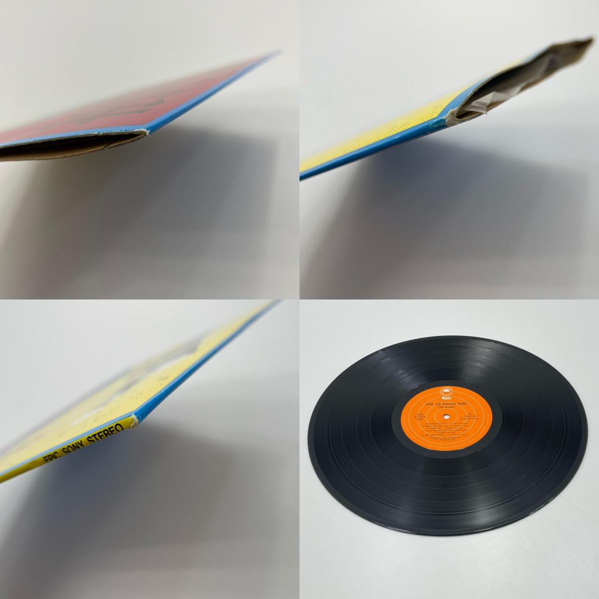 【尾張小牧店】 中古 LP クラッシュ　動乱　GIVE'EM ENOUGH ROPE　25・3P-36　LP レコード 【レトロ】