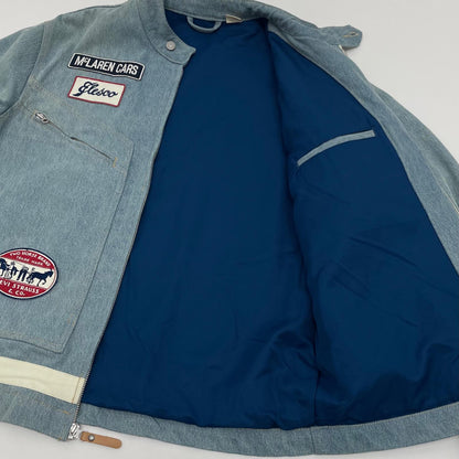 【中古】Levi's×McLaren Racing Limited | リーバイス×マクラーレン・レーシング スタジャン レーシングジャケット A8989-0000 ブルー サイズ：L【尾張小牧店】