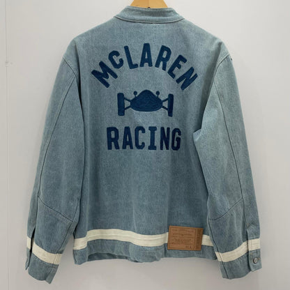 【中古】Levi's×McLaren Racing Limited | リーバイス×マクラーレン・レーシング スタジャン レーシングジャケット A8989-0000 ブルー サイズ：L【尾張小牧店】