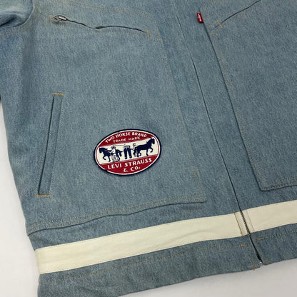 【中古】Levi's×McLaren Racing Limited | リーバイス×マクラーレン・レーシング スタジャン レーシングジャケット A8989-0000 ブルー サイズ：L【尾張小牧店】