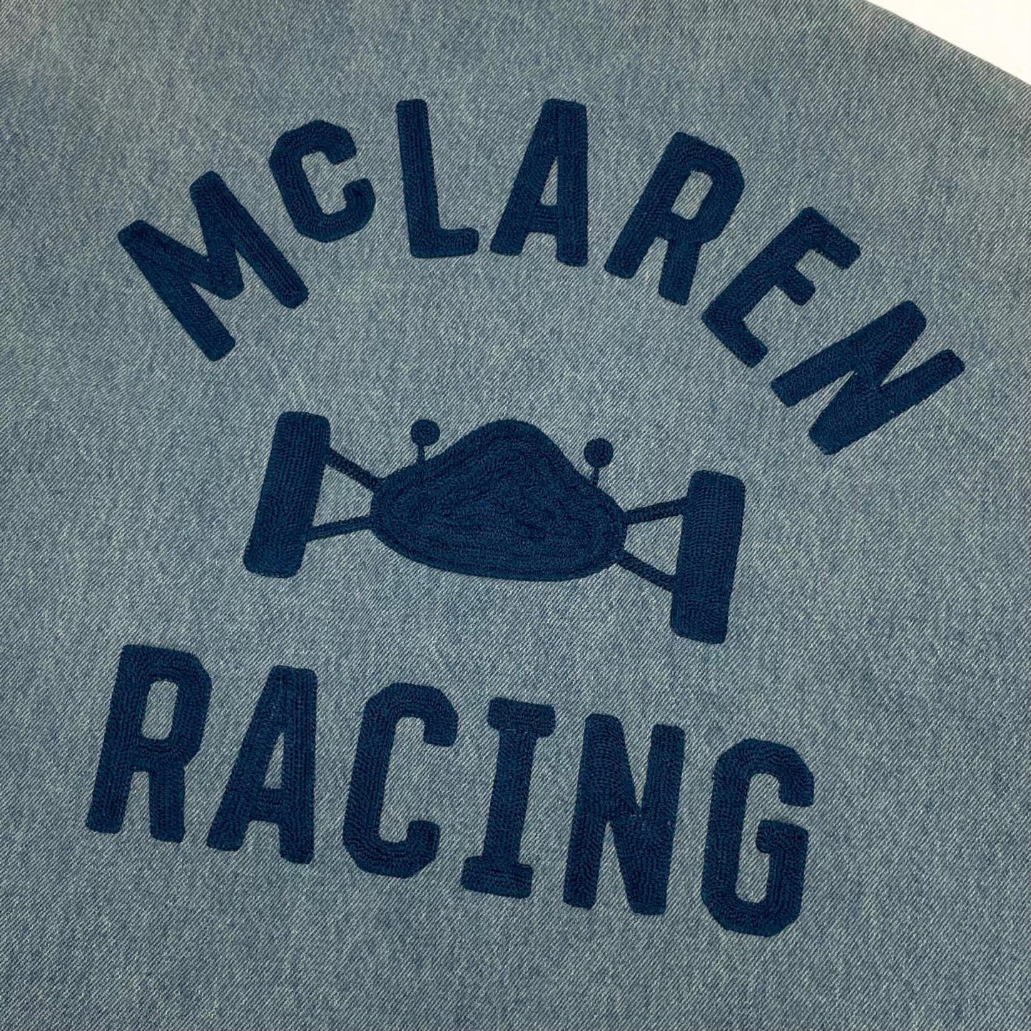 【中古】Levi's×McLaren Racing Limited | リーバイス×マクラーレン・レーシング スタジャン レーシングジャケット A8989-0000 ブルー サイズ：L【尾張小牧店】