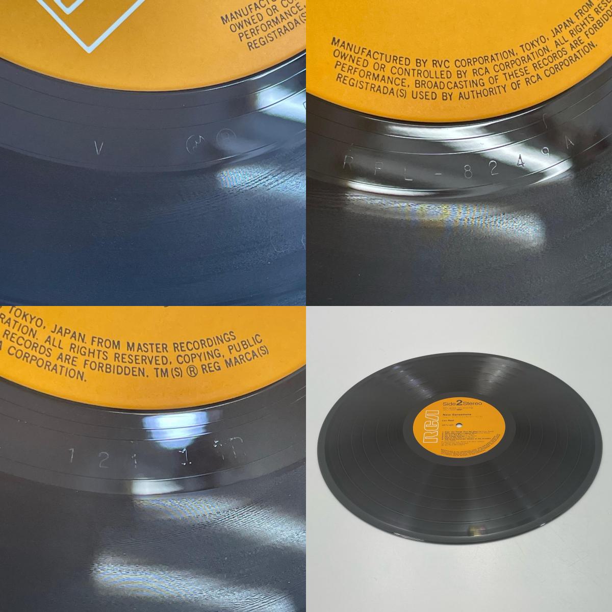 【尾張小牧店】LP LOU REED ルー・リード / ニュー・センセーションズ RPL8249 レコード【レトロ】【中古