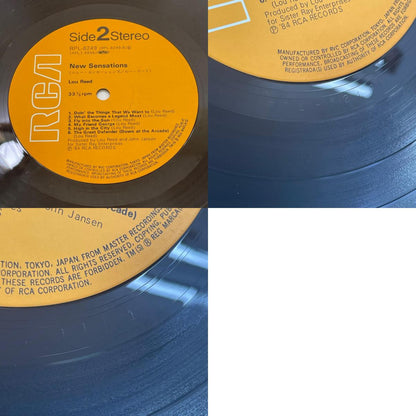 【尾張小牧店】LP LOU REED ルー・リード / ニュー・センセーションズ RPL8249 レコード【レトロ】【中古