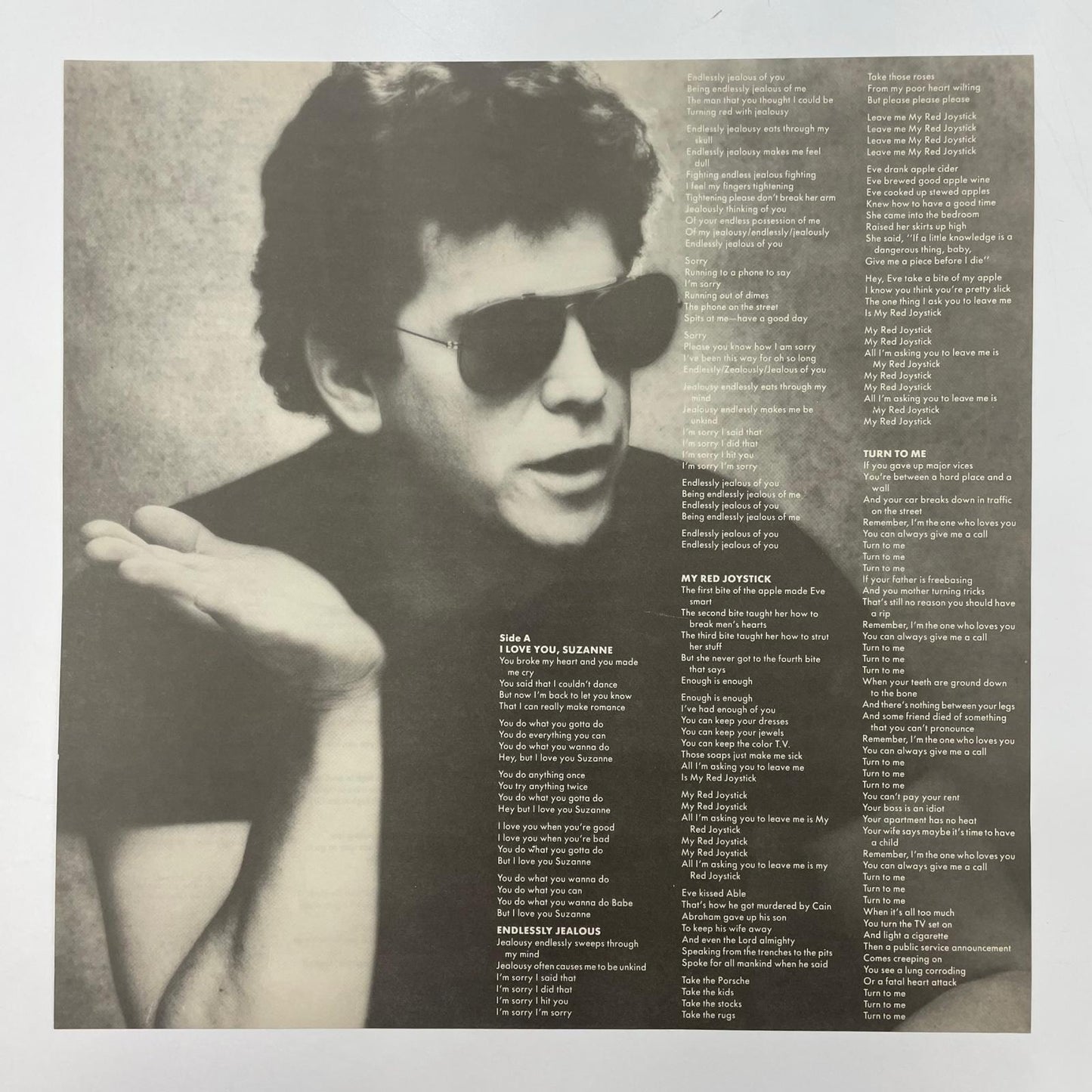 【尾張小牧店】LP LOU REED ルー・リード / ニュー・センセーションズ RPL8249 レコード【レトロ】【中古