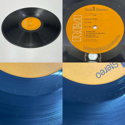 【尾張小牧店】LP LOU REED 「 LIVE IN ITALY 」ルー・リード ライヴ・イン・イタリー RPL-3046-47 レコード【レトロ】【中古】