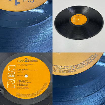 【尾張小牧店】LP LOU REED 「 LIVE IN ITALY 」ルー・リード ライヴ・イン・イタリー RPL-3046-47 レコード【レトロ】【中古】
