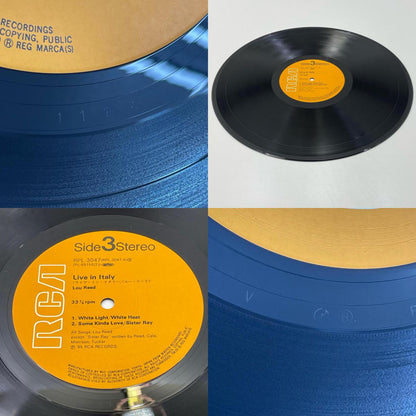 【尾張小牧店】LP LOU REED 「 LIVE IN ITALY 」ルー・リード ライヴ・イン・イタリー RPL-3046-47 レコード【レトロ】【中古】