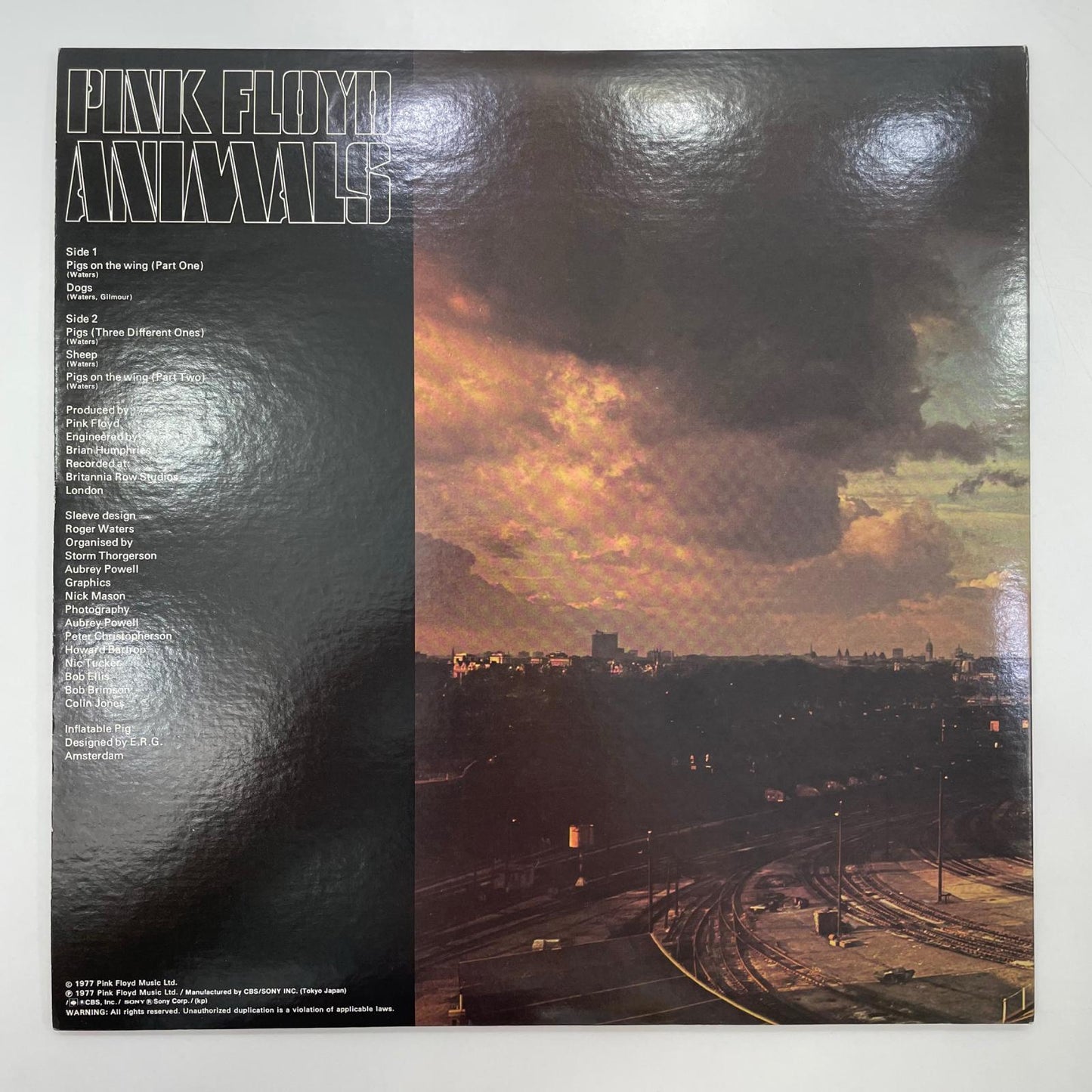 【尾張小牧店】LP ピンク・フロイド アニマルズ　PINK FLOYD ANIMALS　25AP 340　LP レコード【レトロ】【中古】