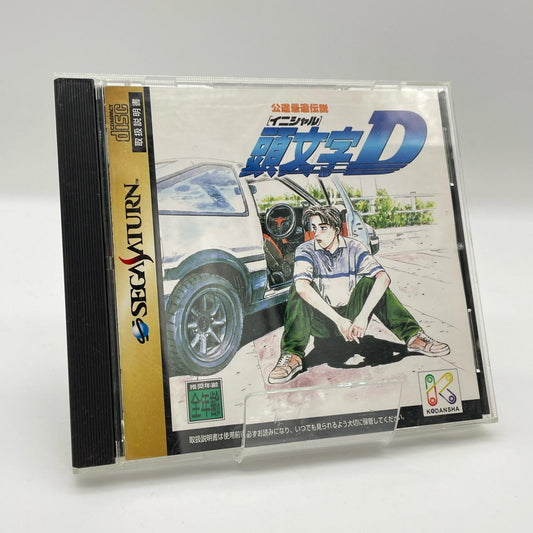 ゲームソフト　セガサターン／～公道最速伝説～ 頭文字D ※ステッカー付き T-25503G【尾張小牧店】