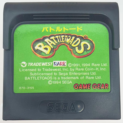 【尾張小牧店】SEGA バトルトード ROMのみ ゲームギア【レトロ】【中古】