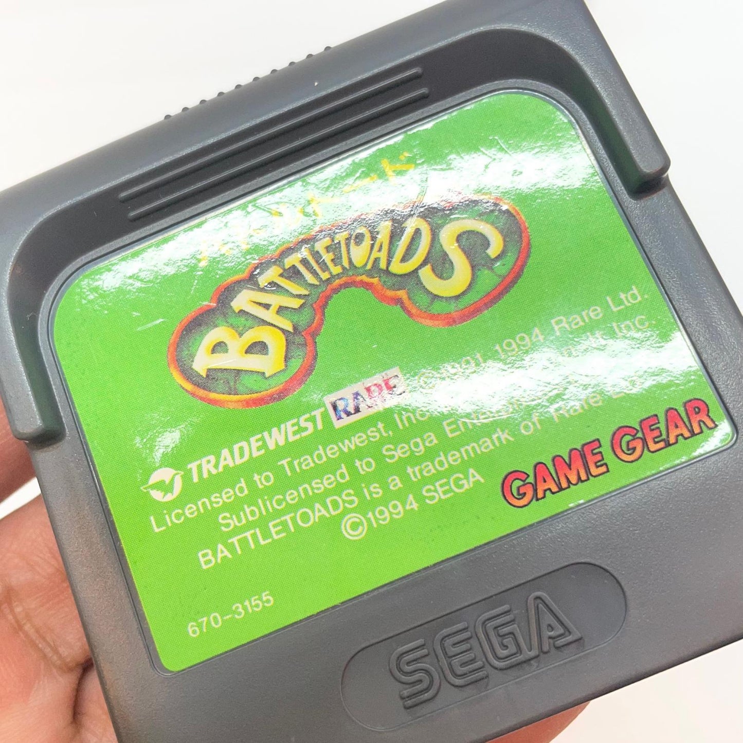 【尾張小牧店】SEGA バトルトード ROMのみ ゲームギア【レトロ】【中古】